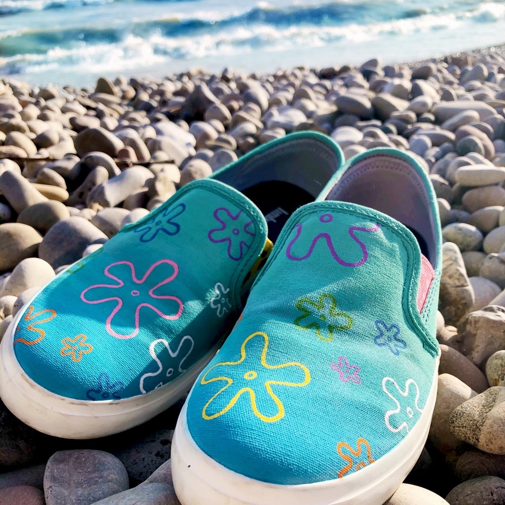 Custom Painted Spongebob Vans